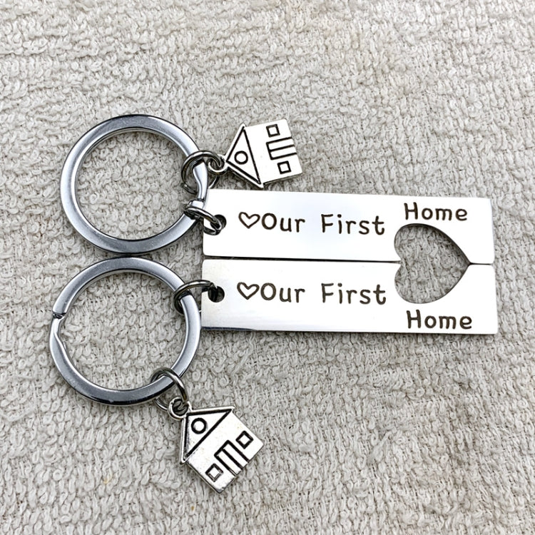 Stainless Steel Titanium Steel Keychain House Pendant ÎҵÄÉ̵ê