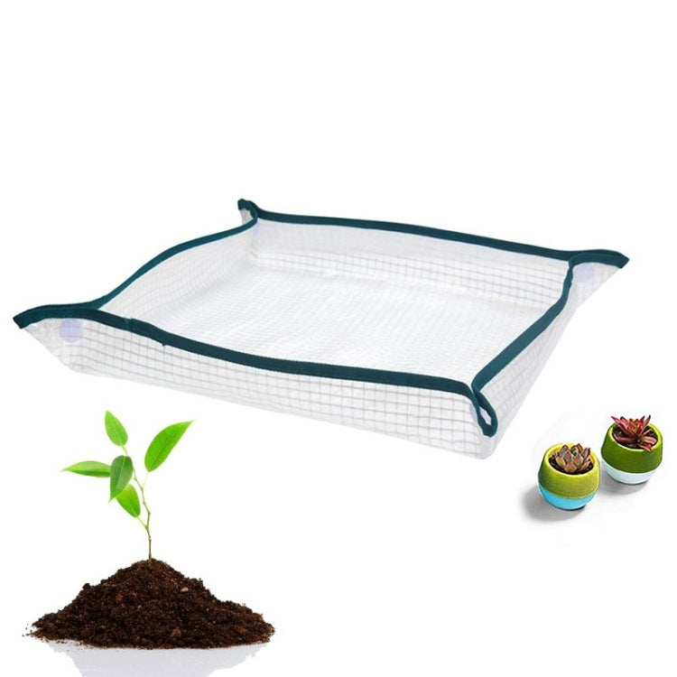 Home Gardening Planting Transparent Waterproof Mesh Operation Floor Mat My Store