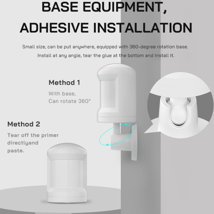 Tuya Smart App ZigBee Human Wireless Motion Infrared Sensor Detector Reluova