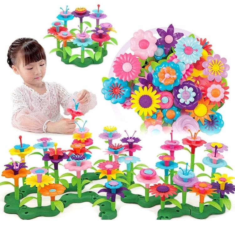 Children Intellectual Development DIY Assembly Flower Arrangement Toys Reluova