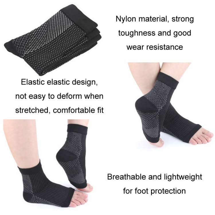 Sports Heel Invisible Toeless Compression Socks Reluova