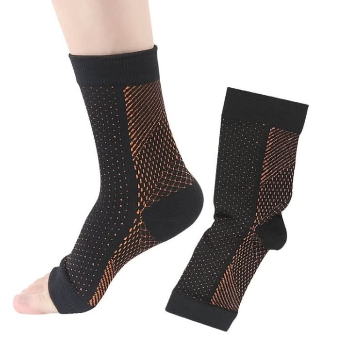 Sports Heel Invisible Toeless Compression Socks Reluova