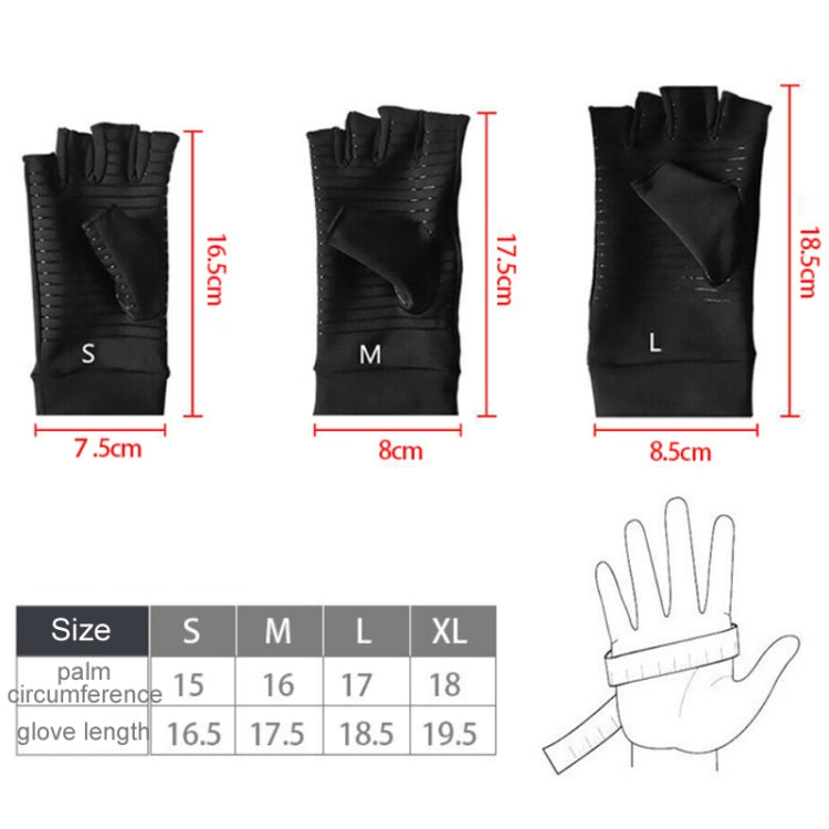 Outdoor Cycling Half Finger Gloves Inflammatory Joint Rehabilitation Silicone Gloves Reluova