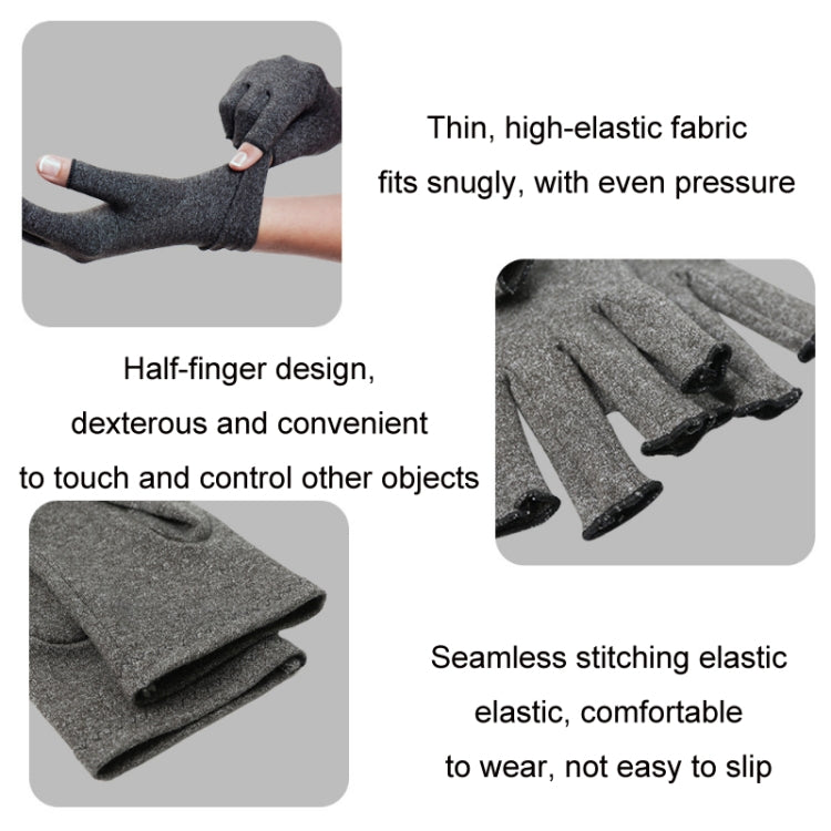 Outdoor Half Finger Joint Care Compression Cycling Gloves