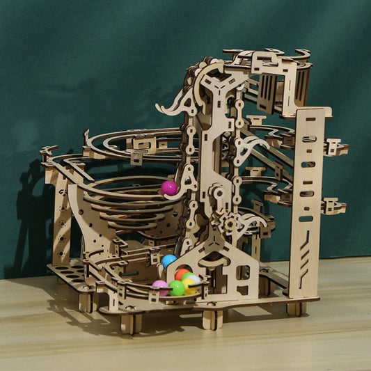 LG825 Mechanical Track Ball 3D Wooden Puzzle Toy DIY Handmade Ornaments