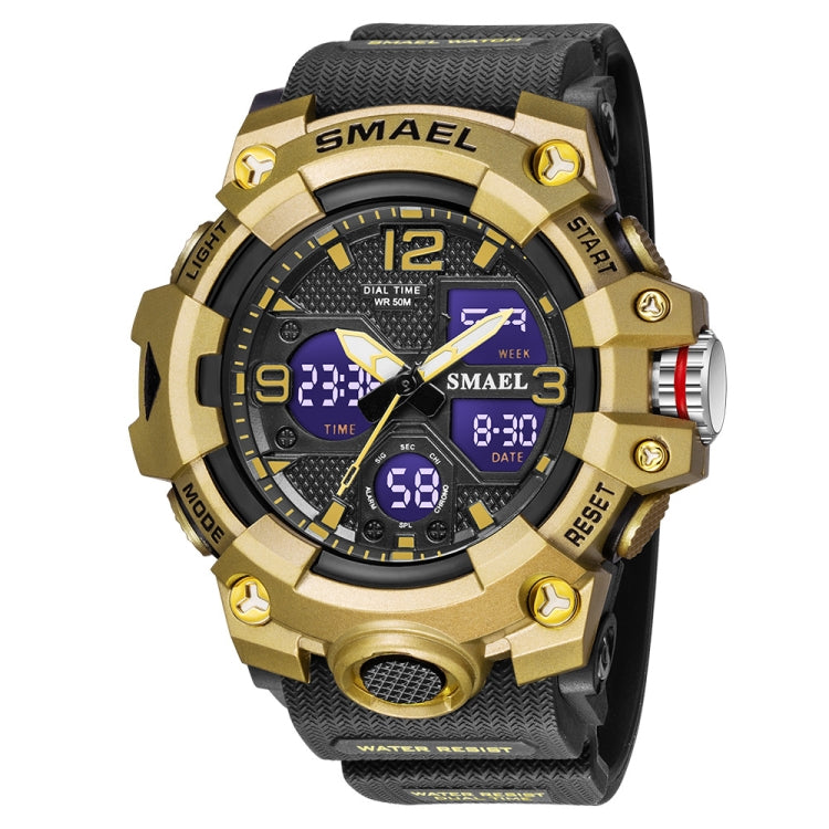 SMAEL 8008 Outdoor Sports Multifunctional Waterproof Luminous Men Watch Reluova