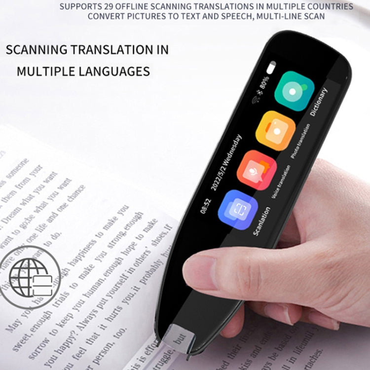 Hishell 3.5 inch Offline Photo Scanning Pen Dictionary Translation Recording Pen Reluova