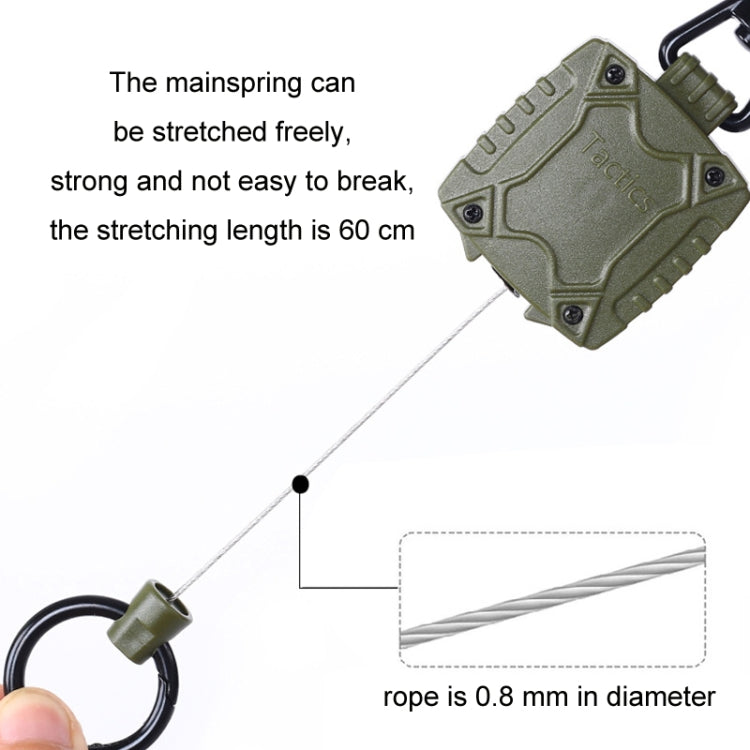 Outdoor Fishing Zinc Alloy Retractable Metal Hanging Buckle Reluova