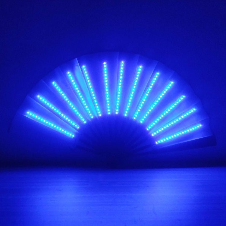 00021 LED Prom Lighting Folding Fan Bar Colorful Atmosphere Group Props