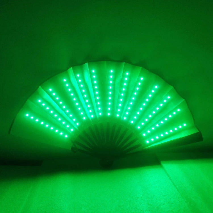 00021 LED Prom Lighting Folding Fan Bar Colorful Atmosphere Group Props