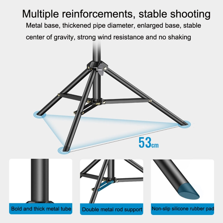 APEXEL APL-JJ070 Outdoor Phone Live With Yundai SLR Portable Landing Selfie Rod Tripod Reluova