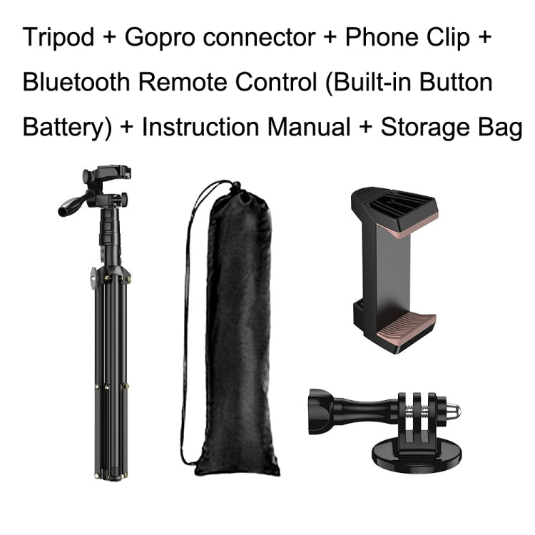 APEXEL APL-JJ070 Outdoor Phone Live With Yundai SLR Portable Landing Selfie Rod Tripod Reluova