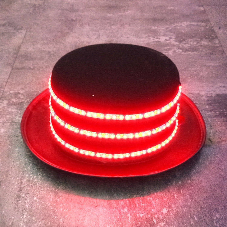 00068 LED Bar Luminous Jazz Hat Stage Magic Show Props