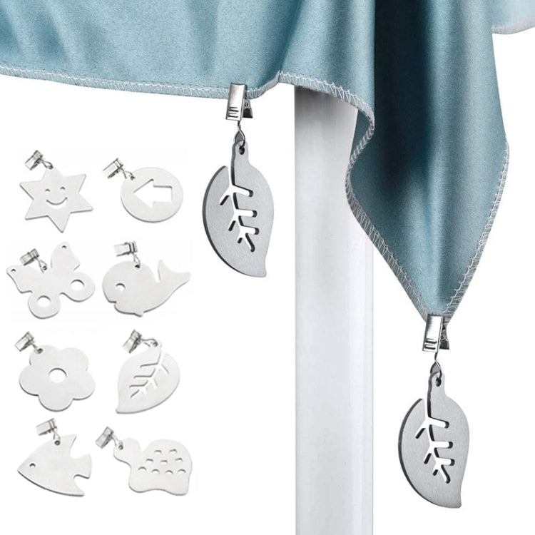 5pcs Stainless Steel Tablecloth Clip Windproof Tablecloth Weights Hanger My Store