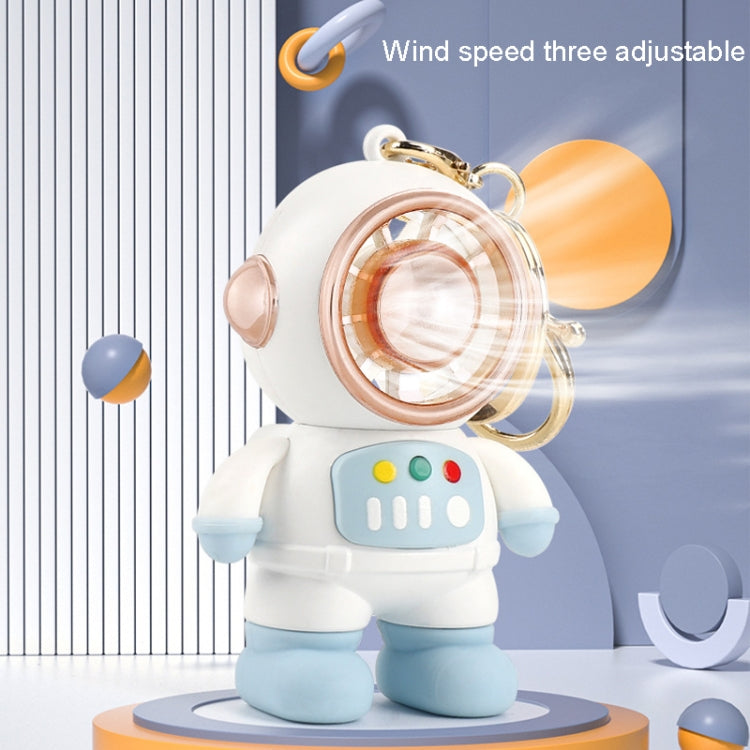 6092 Cartoon Astronaut Fan With Lanyard Portable Mini USB Charging Fan Reluova