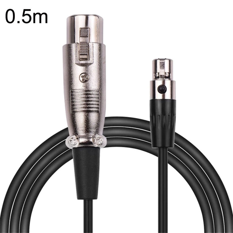 Xlrmini Caron Female To Mini Female Balancing Cable For 48V Sound Card Microphone Audio Cable, Length: Reluova