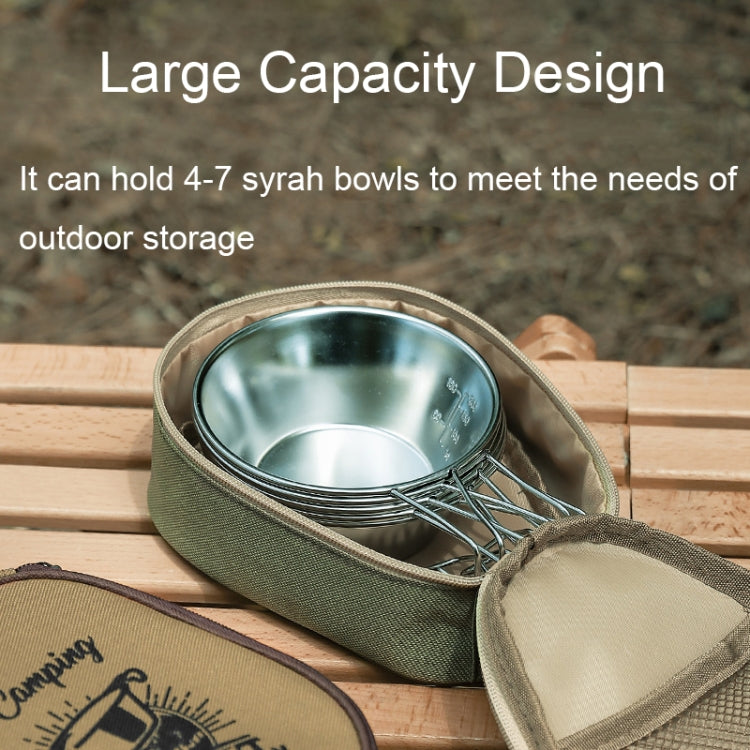 ISE MOUNT Outdoor Camping Syrah Bowl Storage Bag Large Capacity Camping Tote Reluova