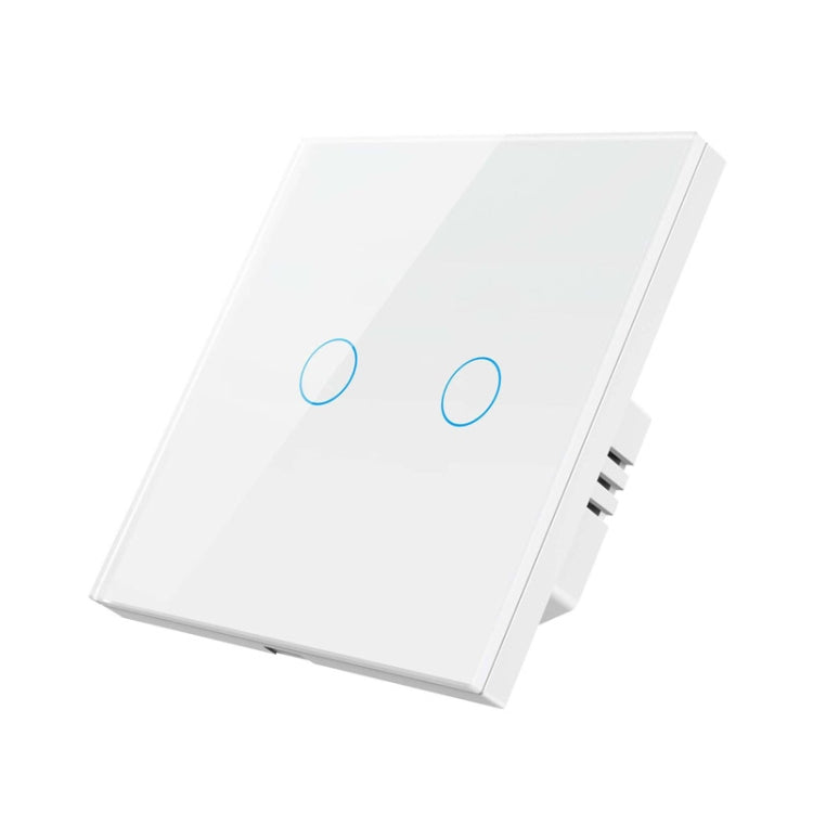 Tuya ZigBee Zero Firewire Touch Wall Remote Control Switch Light Control Voice Switch EU Plug, Style: