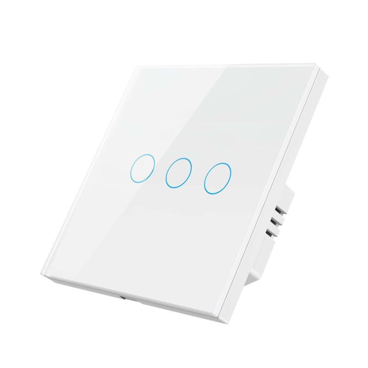 Tuya ZigBee Zero Firewire Touch Wall Remote Control Switch Light Control Voice Switch EU Plug, Style: Reluova