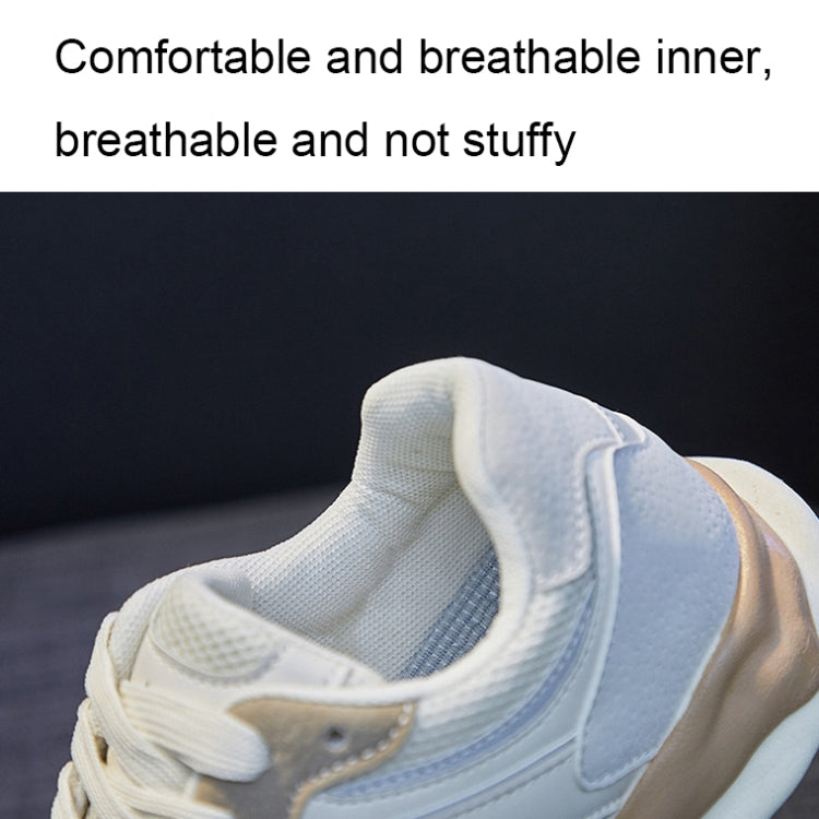 LY-982 Breathable and Comfortable Running Shoes PU Stitching Mesh Casual Shoes