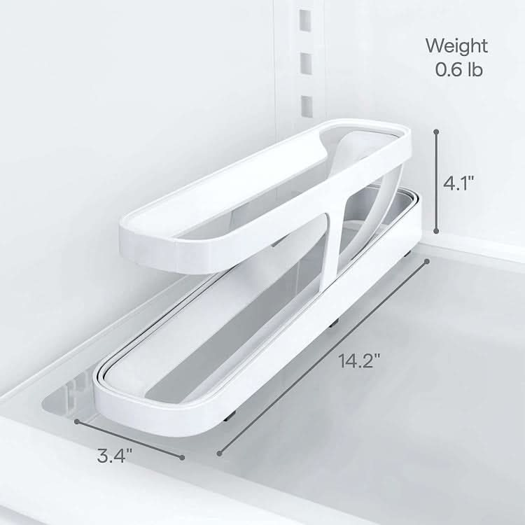 Automatic Eggs Storage Box Refrigerator Egg Dispenser Plastic Rolling Eggs Holder  Container Reluova