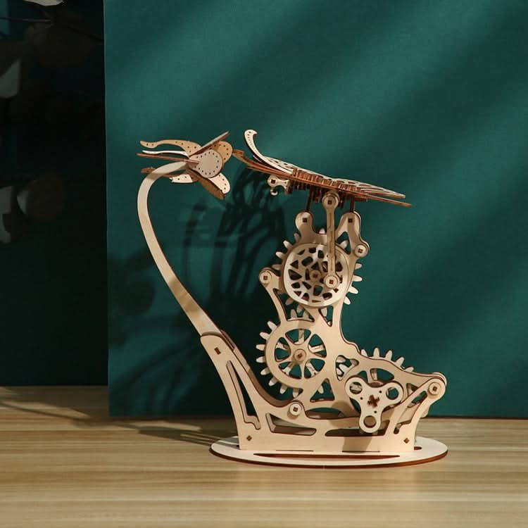 3D Wooden Mechanical Butterfly Hand-Assembled Puzzle Model Reluova