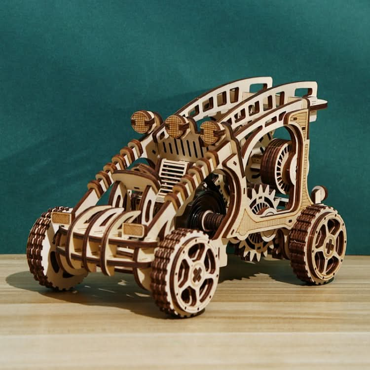 Bumper Car 3D Wooden Puzzle Model DIY Handmade Ornaments Reluova