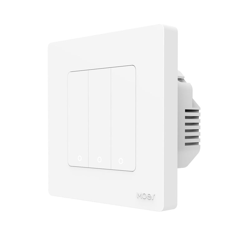 Tuya ZigBee Smart Single-fire Zero-fire Sharing Timing Voice Wall Switch EU Plug, Style: Reluova