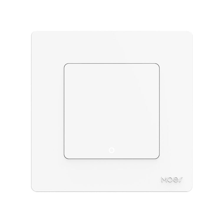 Tuya ZigBee Smart Single-fire Zero-fire Sharing Timing Voice Wall Switch EU Plug, Style: Reluova