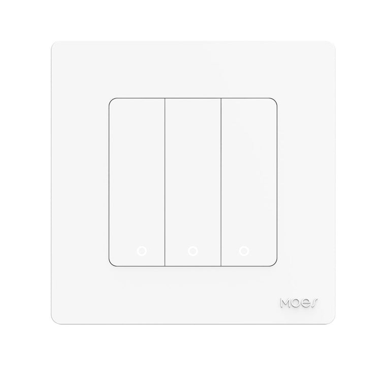 Tuya ZigBee Smart Single-fire Zero-fire Sharing Timing Voice Wall Switch EU Plug, Style: Reluova