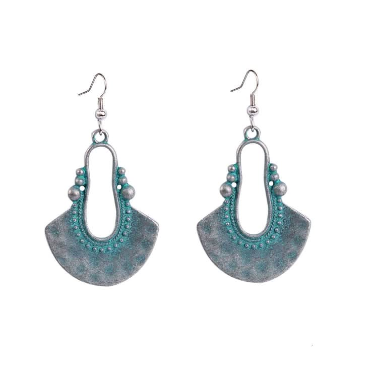 Turquoise Ethnic Style Earrings Temperament Simple Vintage Earrings Reluova