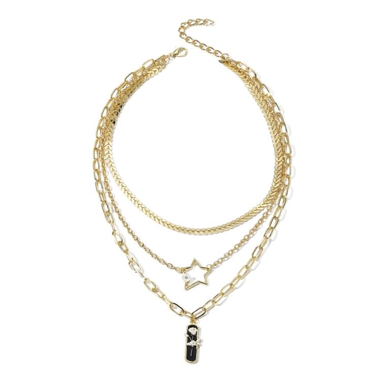 Ladies Metal Temperament Necklace Clavicle Chain Reluova