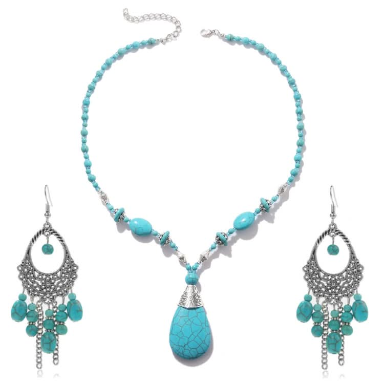 Natural Turquoise Accessories Ladies Jewelry Reluova