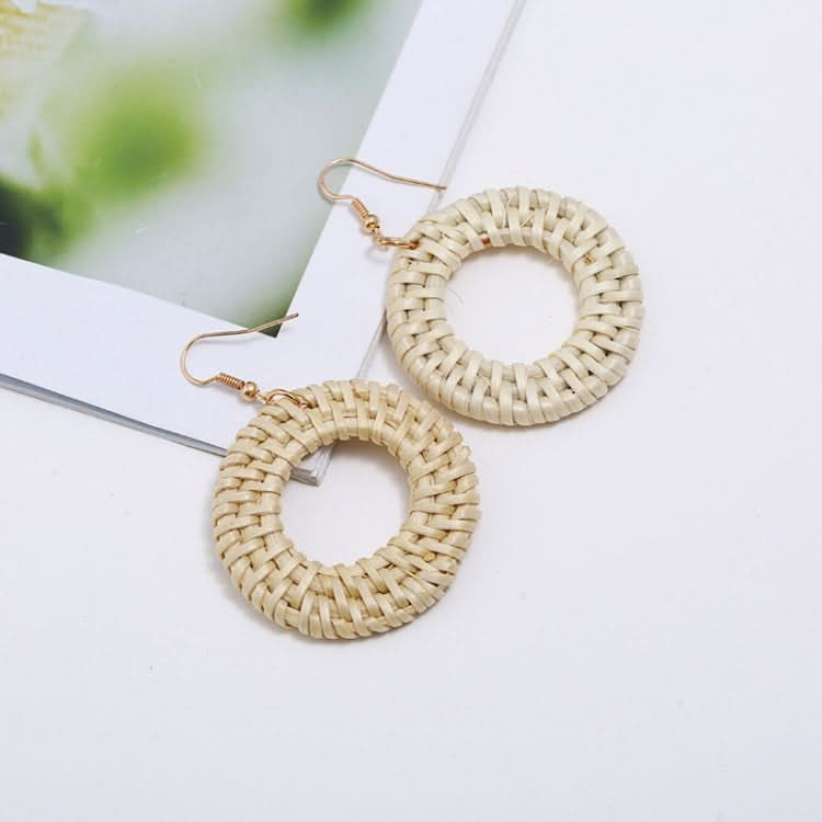 Bamboo Vine Handmade Woven Earrings Bosomia Style Earrings Reluova