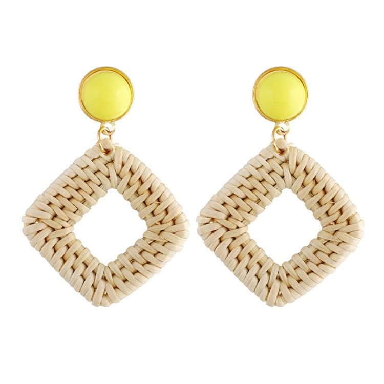 Bamboo Vine Handmade Woven Earrings Bosomia Style Earrings Reluova