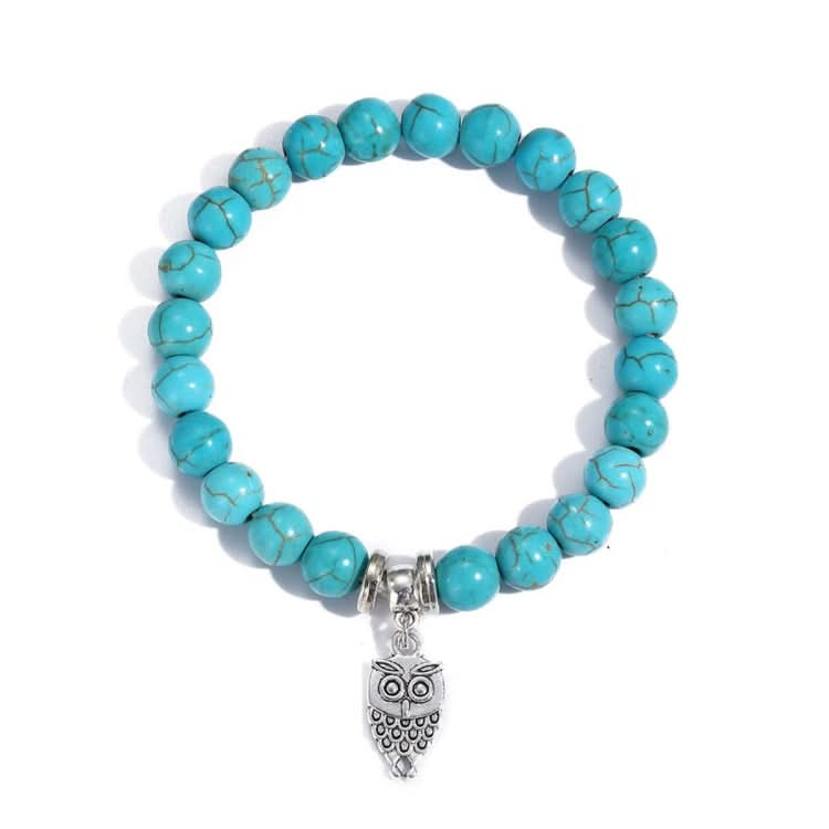 Women Beaded Bracelet Turquoise Ethnic Style Charm Jewelry Reluova