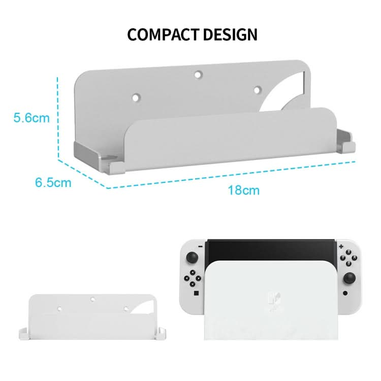 For Switch OLED Game Console JYS Wall Hanging Holder Bracket Reluova