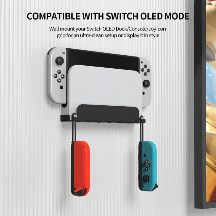 For Switch OLED Game Console JYS Wall Hanging Holder Bracket Reluova