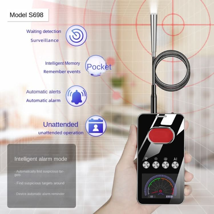 S698 Smart GPS Detector Anti-Sneak Shooting Anti-Monitoring Camera Detector Reluova