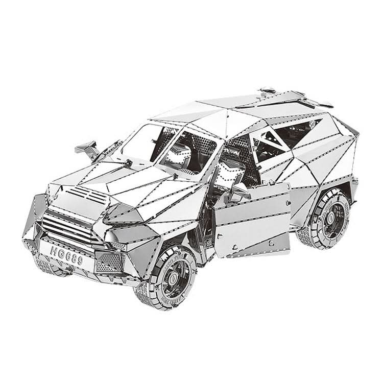 3D Three-dimensional Metal Car Assembly Model DIY Puzzles Toy Reluova