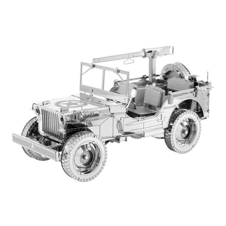 3D Three-dimensional Metal Car Assembly Model DIY Puzzles Toy Reluova