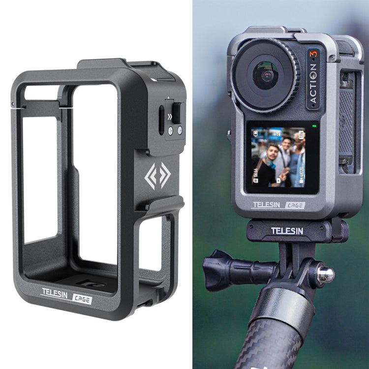 For DJI Osmo Action 3 TELESIN OA-FMS-004 Motion Camera Metal Rabbit Cage Protection Frame My Store