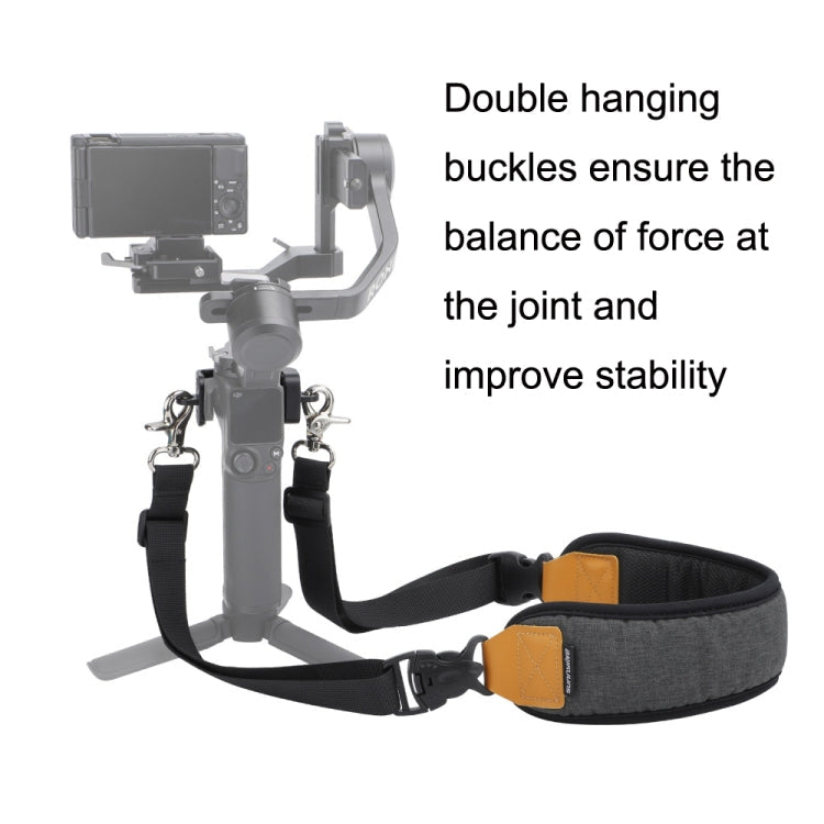 For DJI RS3 Mini Sunnylife RO-GS560 Lanyard Handheld Gimbal Double Buckle Comfortable Shoulder Strap Accessories My Store