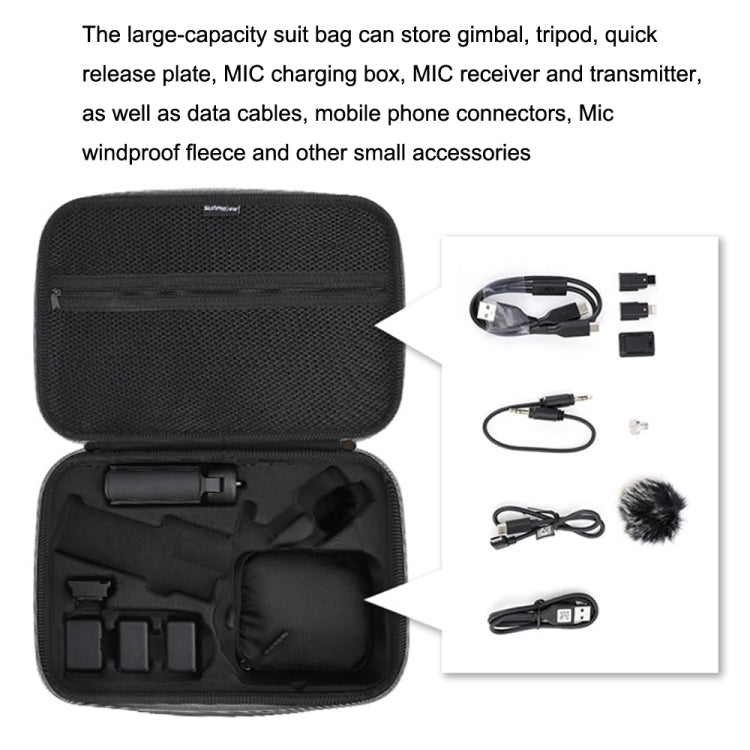 For DJI RS 3 Mini Sunnylife RO-B555 Storage Bag Handheld Stabilizer Suitcase Protective Bag