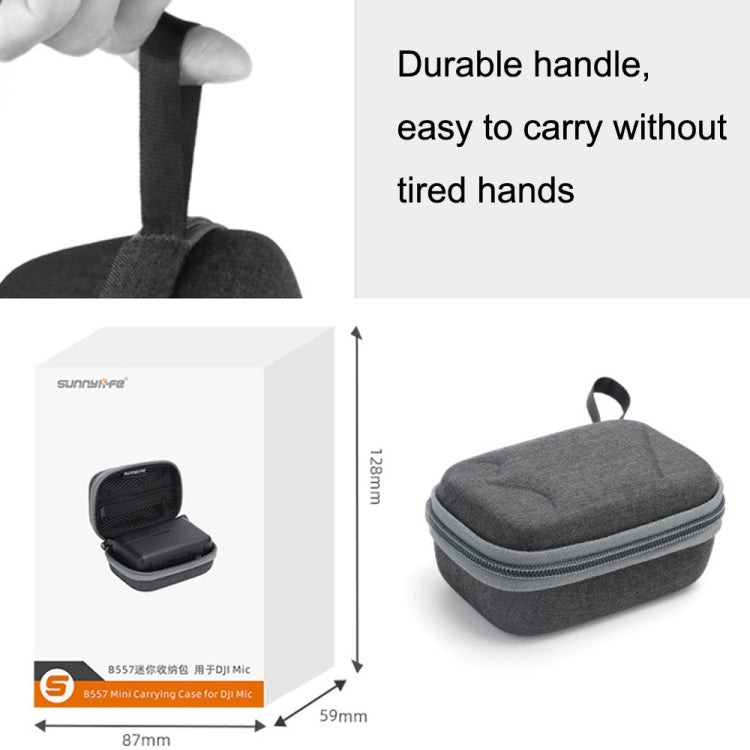 For DJI MIC Sunnylife B557 Wireless Microphone Portable Protective Box Storage Bag Reluova