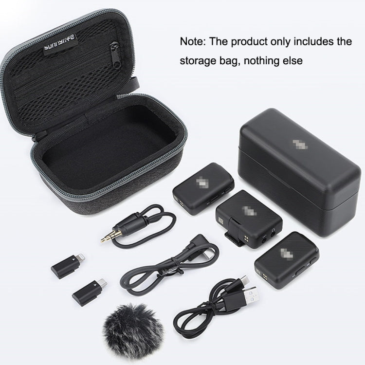 For DJI MIC Sunnylife B557 Wireless Microphone Portable Protective Box Storage Bag Reluova