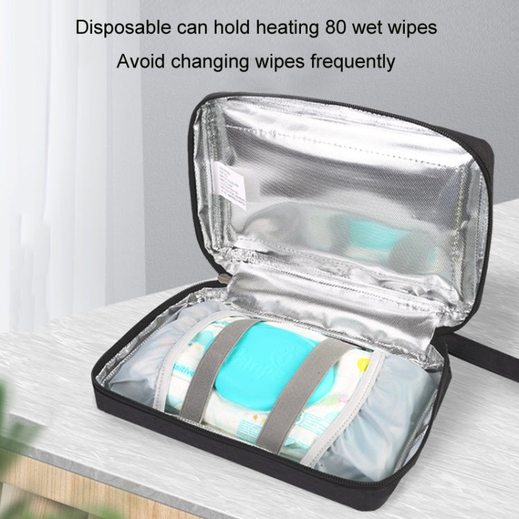 USB Portable Smart Adjustable Constant Temperature Baby Wipes Heating Bag