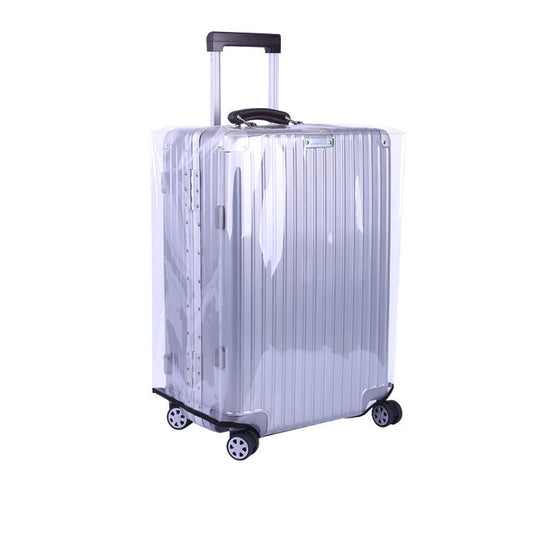 Rimless Transparent Waterproof PVC Trolley Suitcase Cover Dustproof Protective Cover