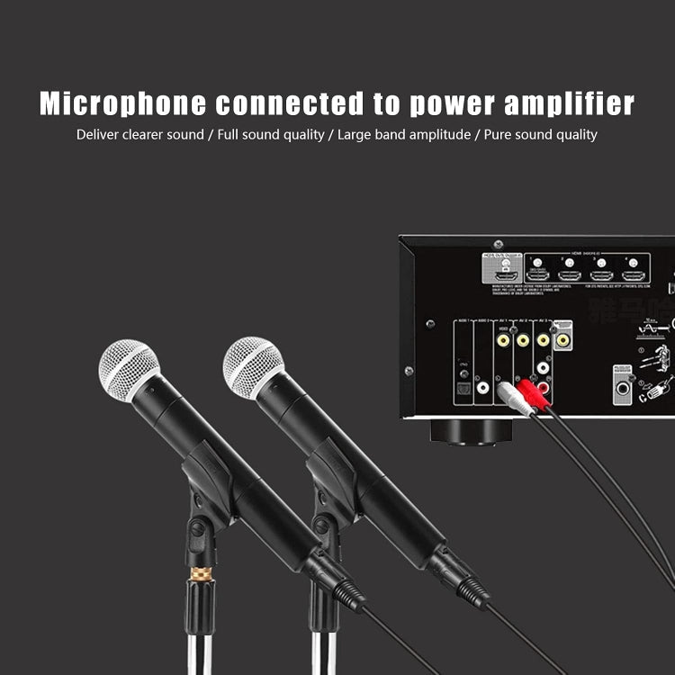 2RCA To 2XLR Speaker Canon Cable Audio Balance Cable Reluova