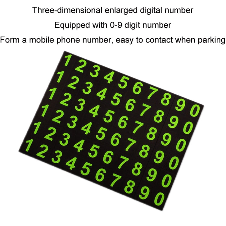 Car Center Console Mobile Phone Anti-skid Mat Temporary Parking Number Plate ÎҵÄÉ̵ê